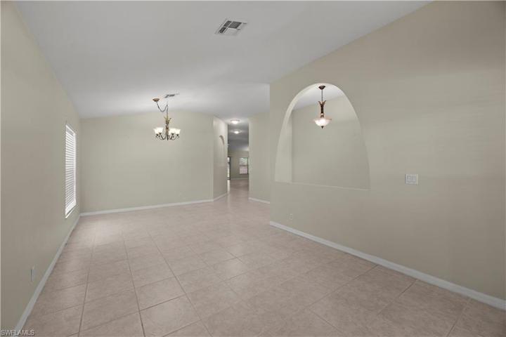 View from Living Room to Dining Room
