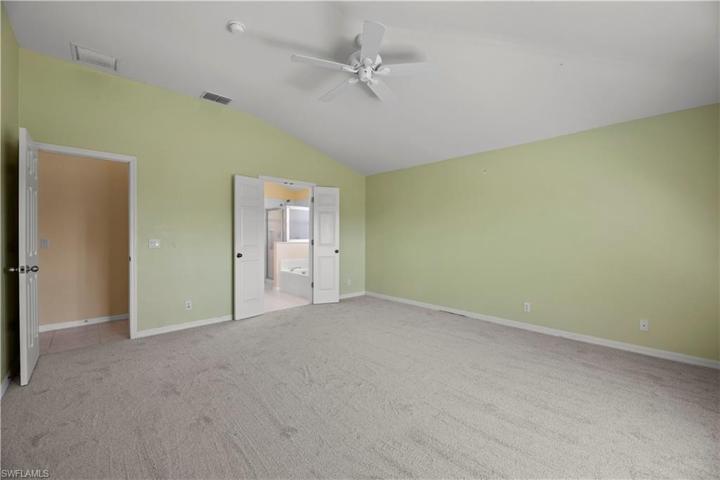 Master Suite with Vaulted Ceiling