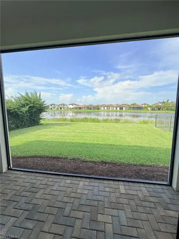 Screened In Rear Lanai with Grass Yard