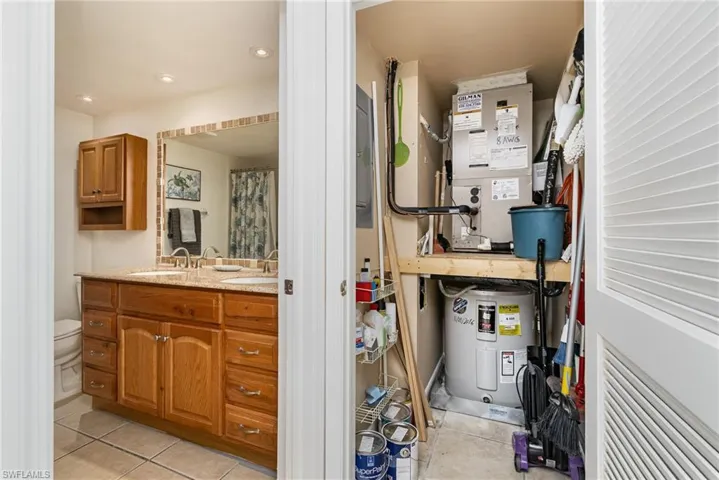 Guest Bathroom and utility closet