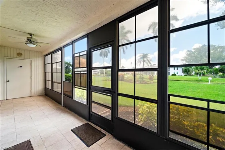 Large Enclosed Lanai overlooking pond
