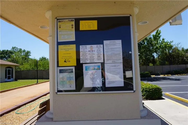 Activities schedule