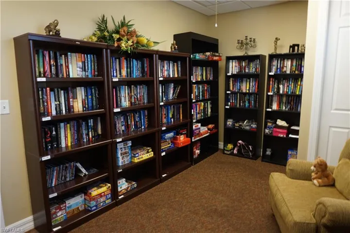 Well stocked library