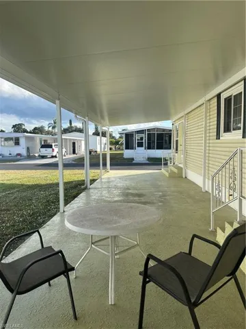 View of patio