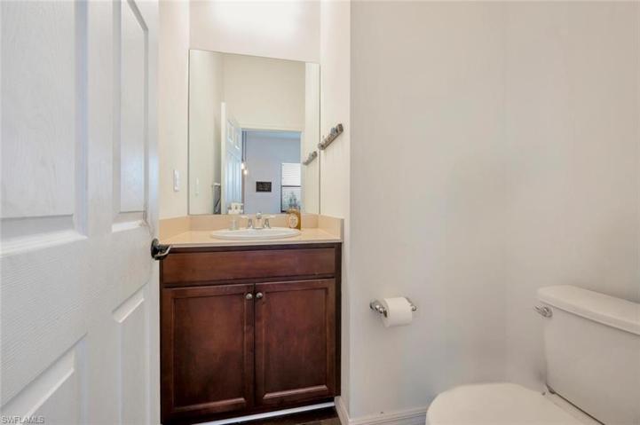 1/2 bathroom on first floor.