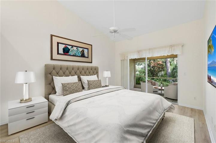 Virtually Staged Primary Suite