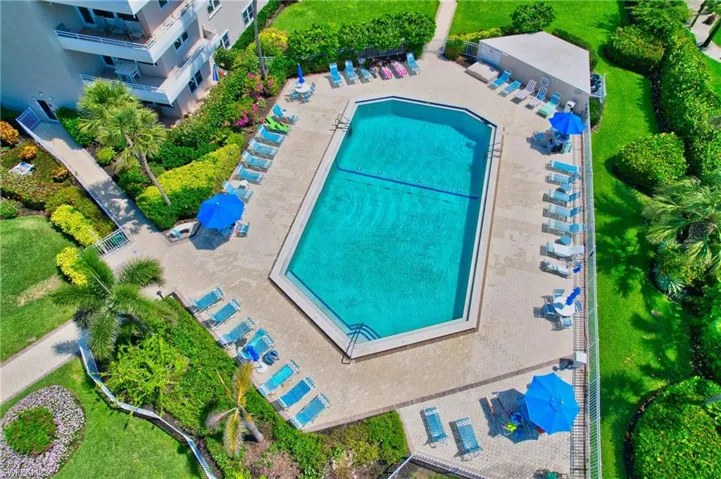 View of pool