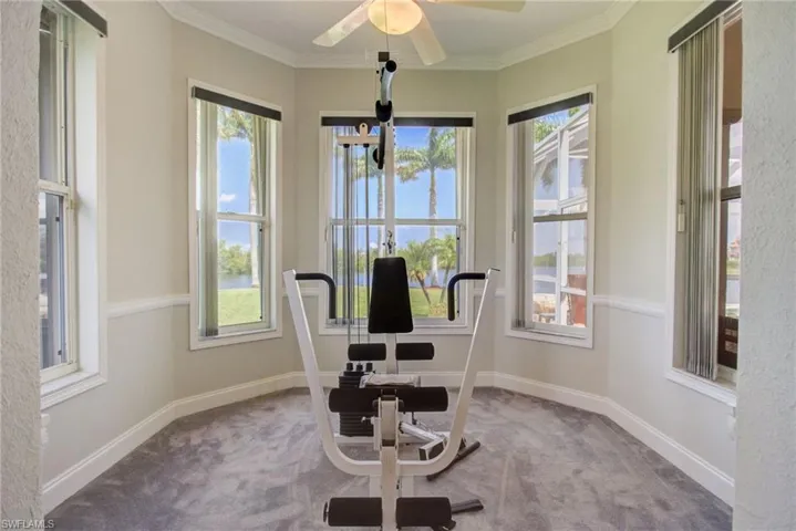 reading or exercise room or study