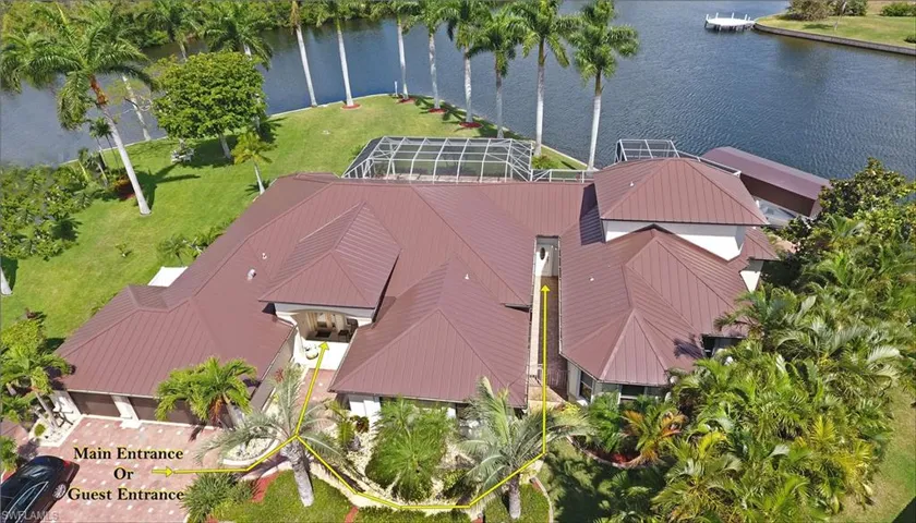 Estate Home with Full Attached Guest House and Separate Entrances