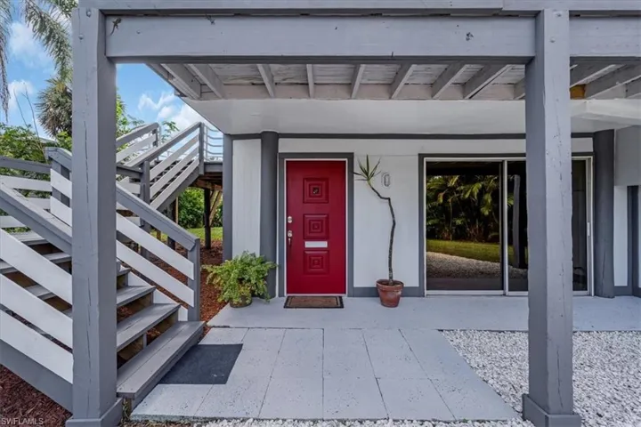 View of exterior entry