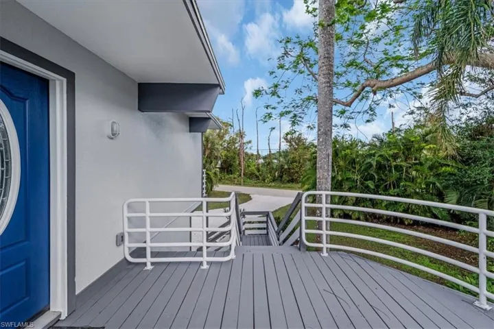 View of deck
