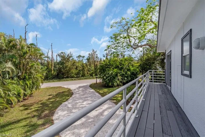 View of deck