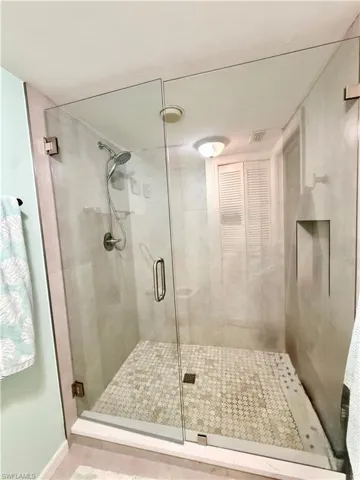 Primary walk-in shower