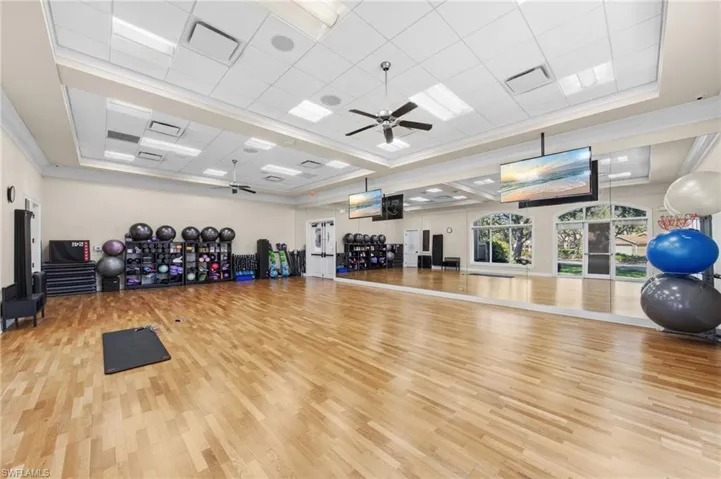 FITNESS CENTER 5,100 square foot facility, includes an exercise/equipment room and aerobics room