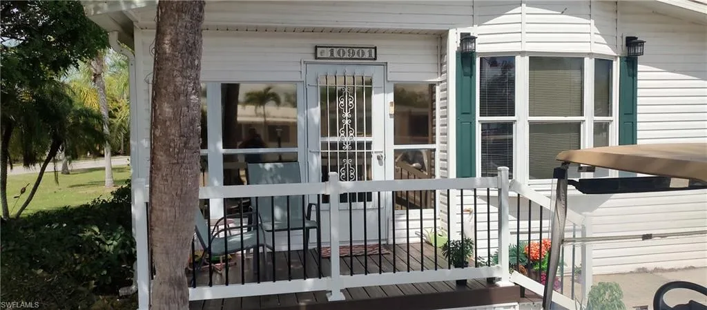 Doorway to property