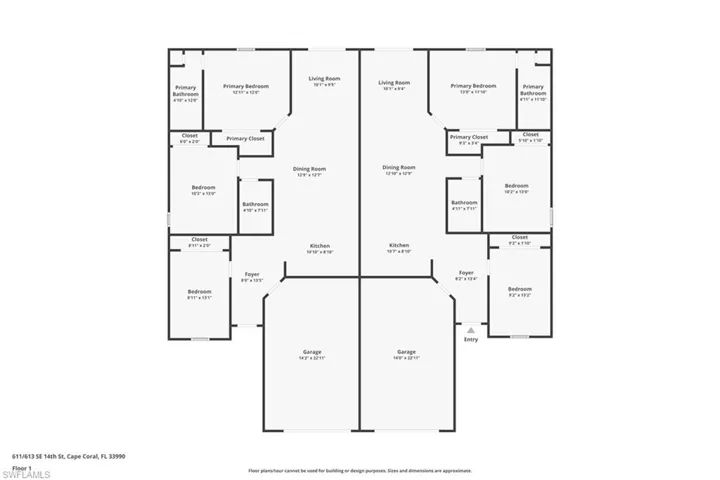 View of floor plan / room layout