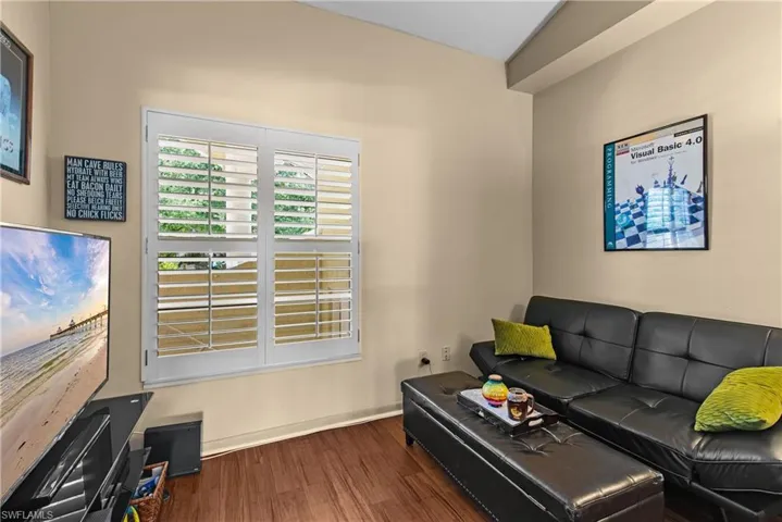 3rd Bedroom being used as a den/flex space, has closet