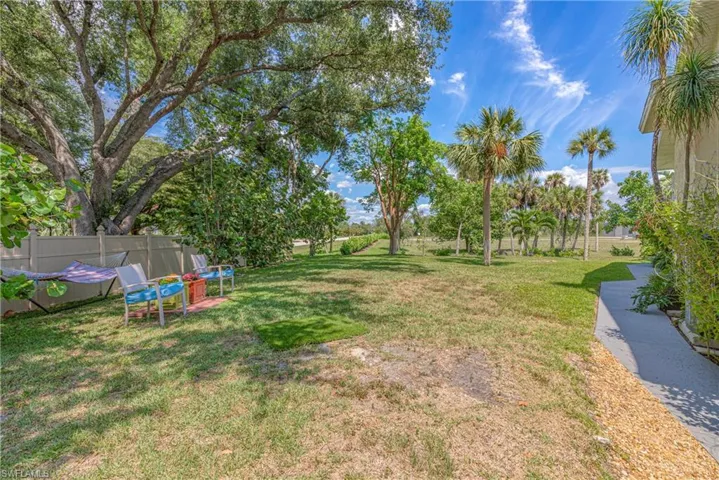 View of gorgeous yard