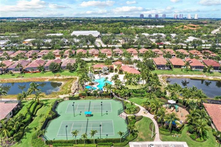 The tennis/pickleball community is very active in Bonita Isles.