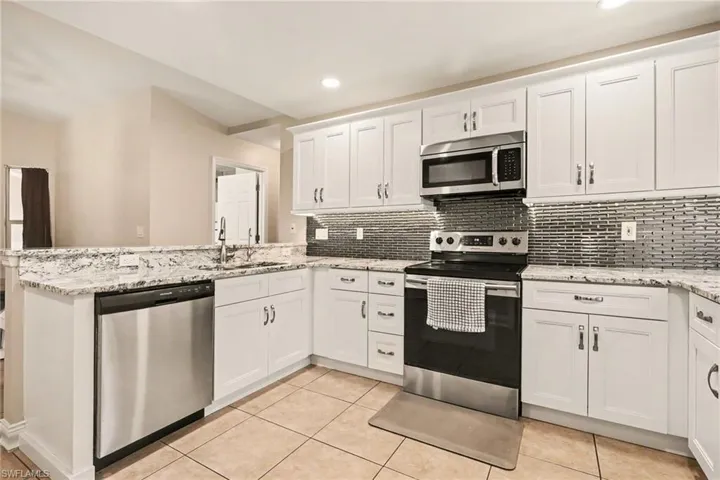 Plenty of cabinet and counter space here