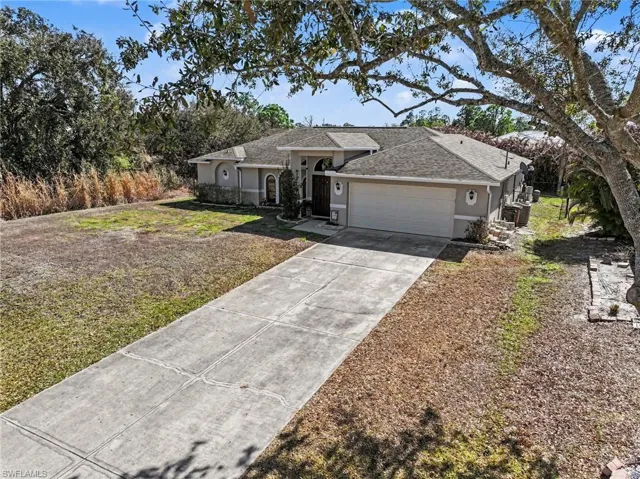 A large driveway and a 2 car garage (21' x 20"). The home also comes with (2) portable home generators & home is equipped for hook-up