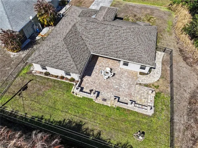 This aerial shot really shows the expansive layout of this amazing outdoor retreat