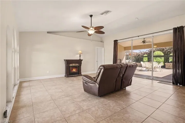 With huge sliding glass doors, the outdoors can come in, when the weather is right