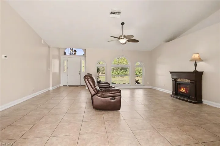 The entryway into the living room / great room