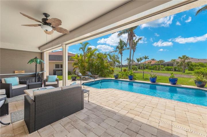 Electric Hurricane shutters on the lanai
