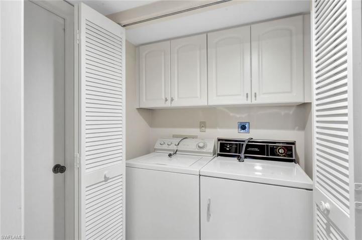 Inside Laundry, Washer, Dryer Stay