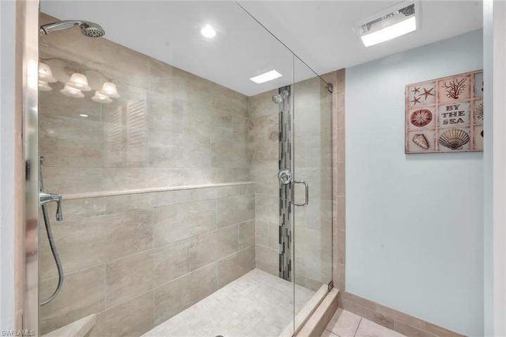 New Large Glassed Step In Shower