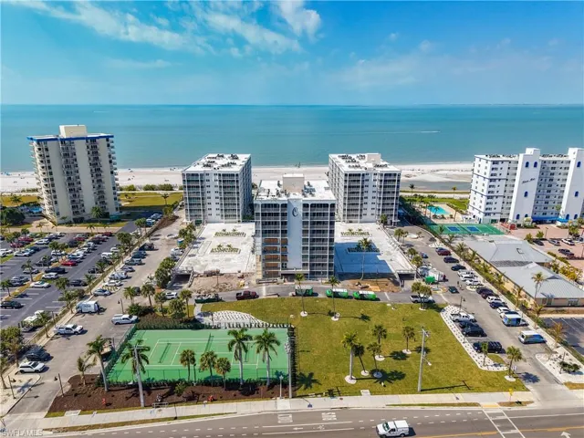 Drone / aerial view of front door