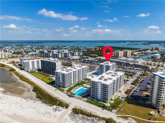 View of urban area featuring a large body of water