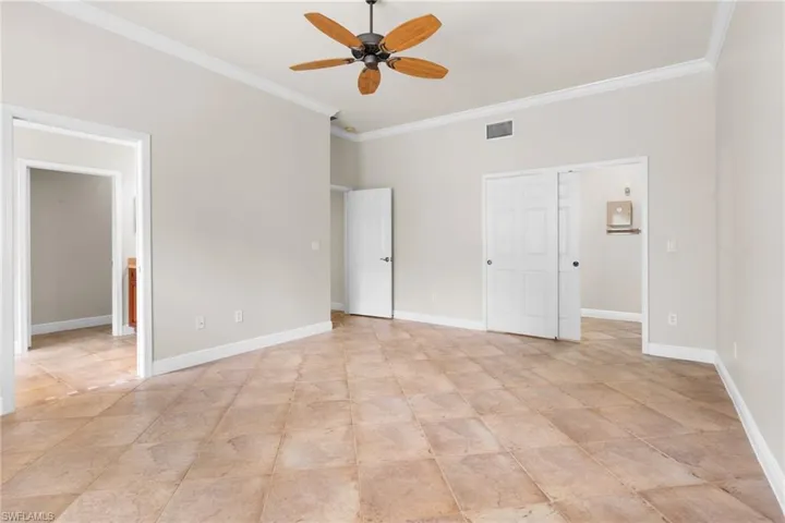 Walk-in closet, ensuite bath.