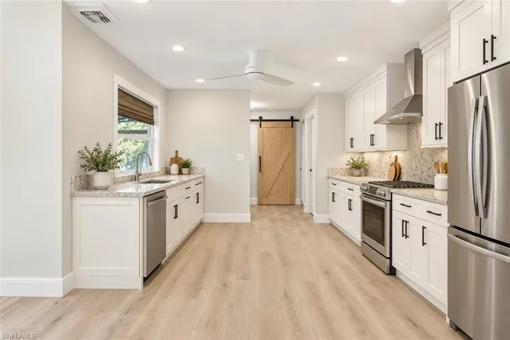 photo is virtually staged represents possible renovation idea