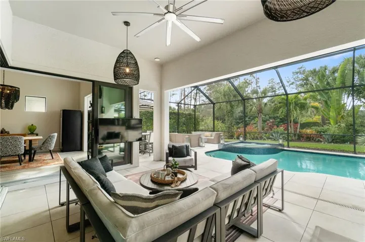 Hurricane-grade electric roll-down screens were added to the lanai for enhanced safety and convenience.