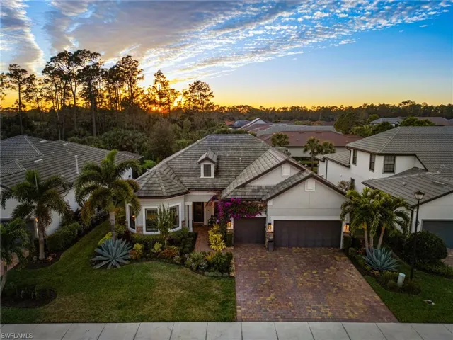 Desirable west exposure, offering stunning sunset views