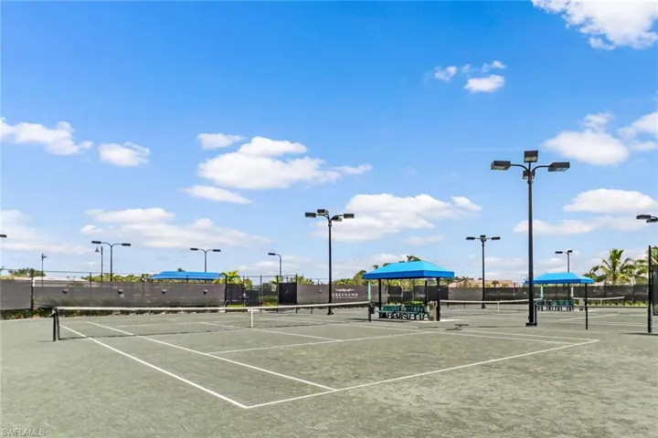 Tennis and pickleball courts