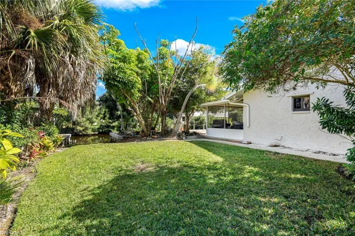 This property features an oversized backyard.