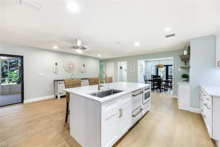 Plenty of room for two chefs in this beautifully renovated kitchen.