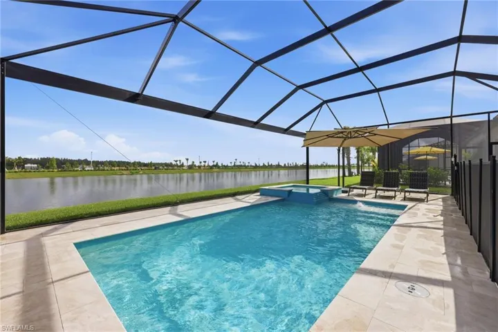Custom salt water pool and spa