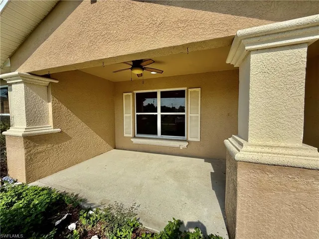 Covered front porch.