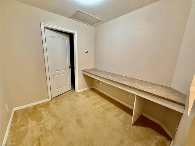 Built in desk