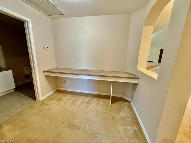 Built in desk