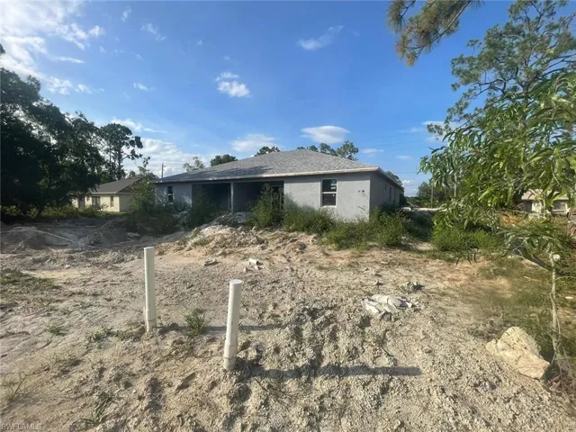 View of back of property