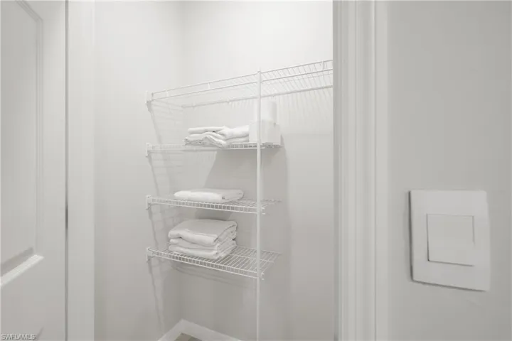 Hall linen closet