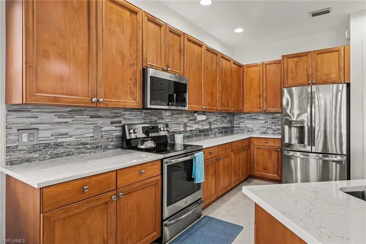 Updated kitchen and check out the backsplash.