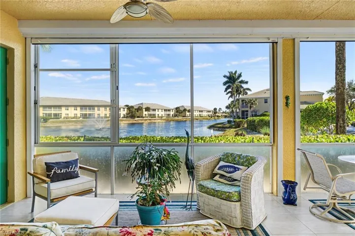 Beautiful, versatile sun room overlooking the lake