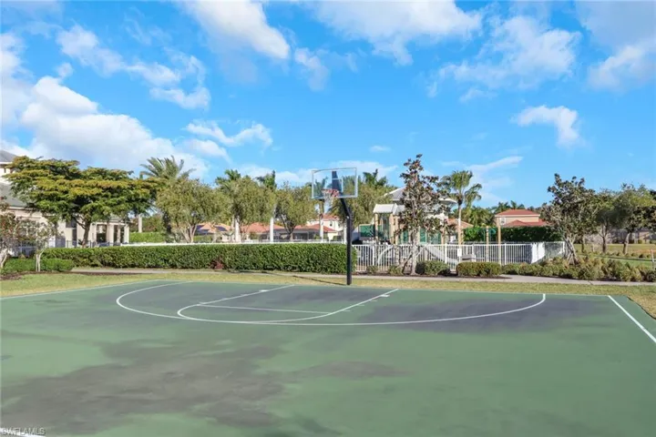 View of sport court featuring community basketball court