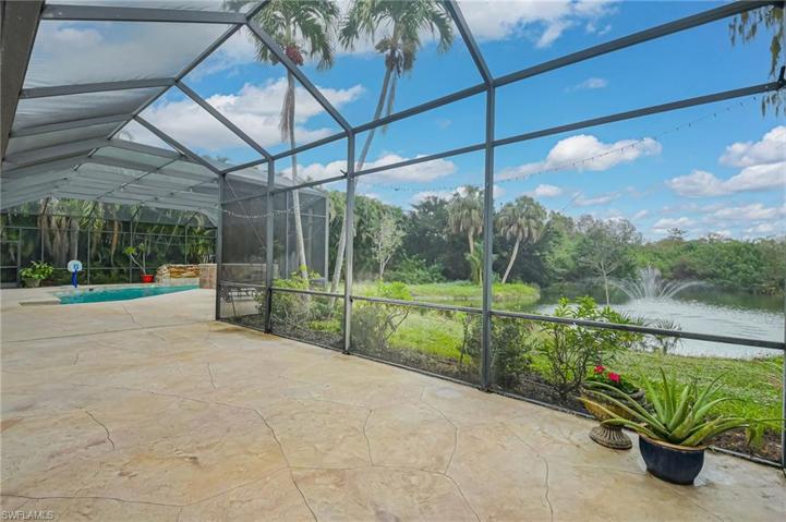 Views of the water, landscape, and water feature